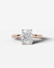 Pamela (Elongated Radiant) 14k Rose Gold 001