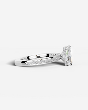Pamela (Elongated Radiant) 18k White Gold 004