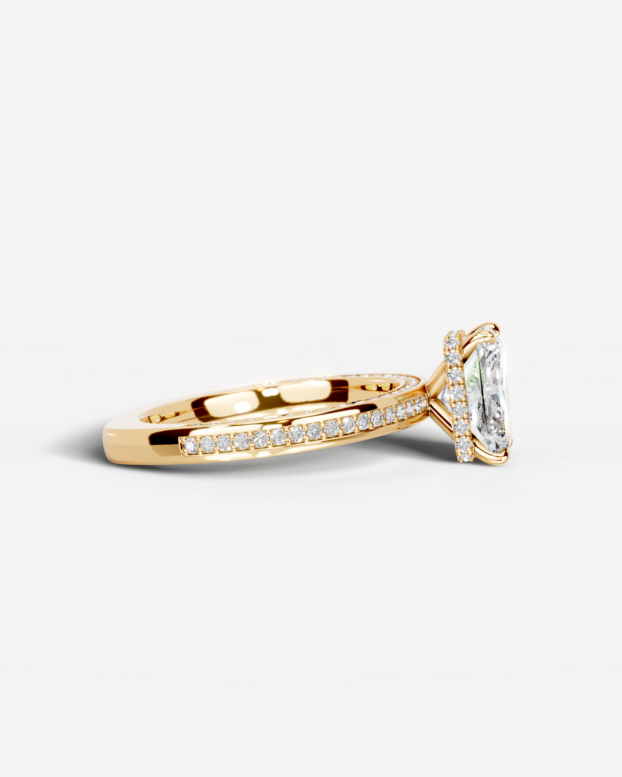 Pamela (Elongated Radiant) 14k Yellow Gold 004