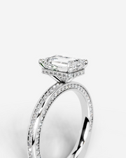 Pamela (Emerald) 18k White Gold 003