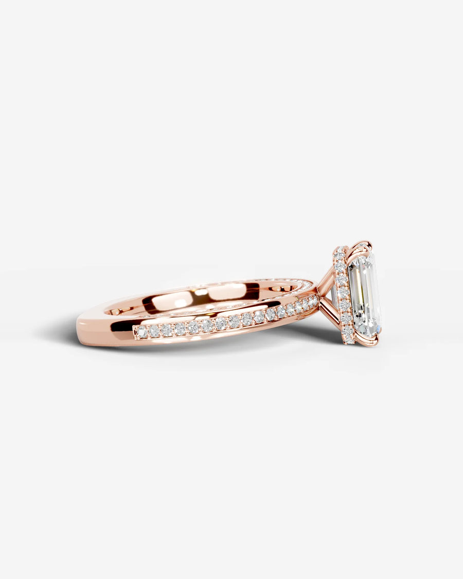 Pamela (Emerald) 14k Rose Gold 005