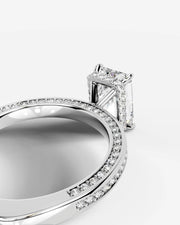 Pamela (Emerald) 14k White Gold 004
