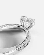 Pamela (Heart) 14k White Gold 005