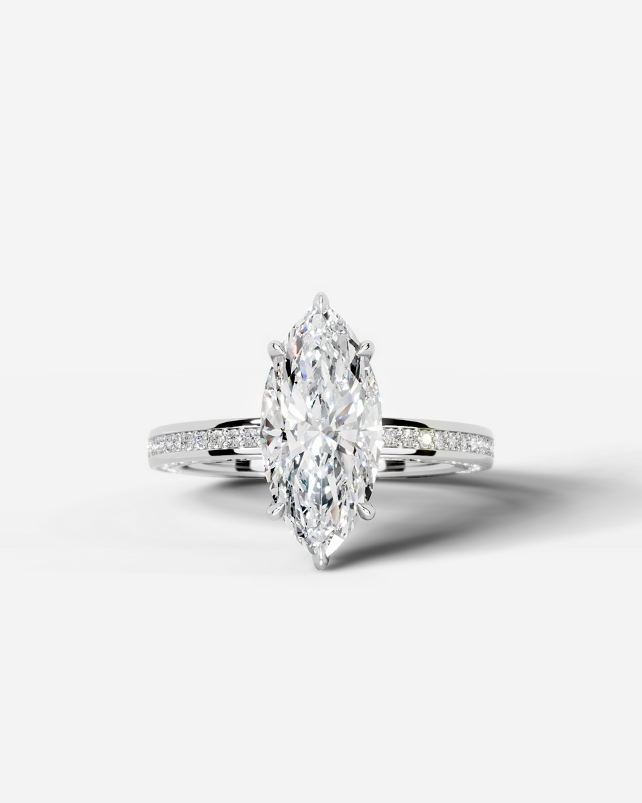 Pamela (Marquise) 18k White Gold 001