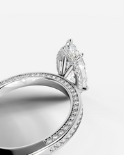 Pamela (Marquise) 14k White Gold 005