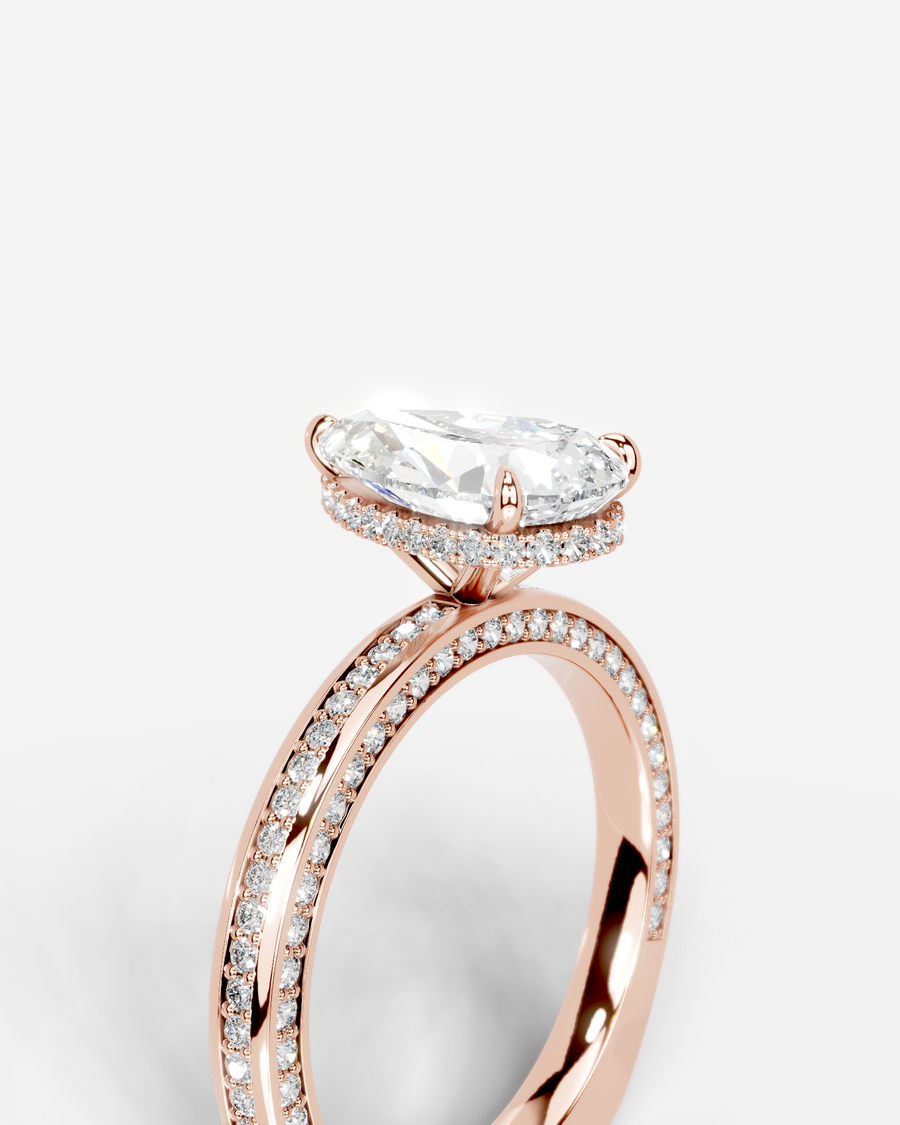 Pamela (Pear) 14k Rose Gold 003