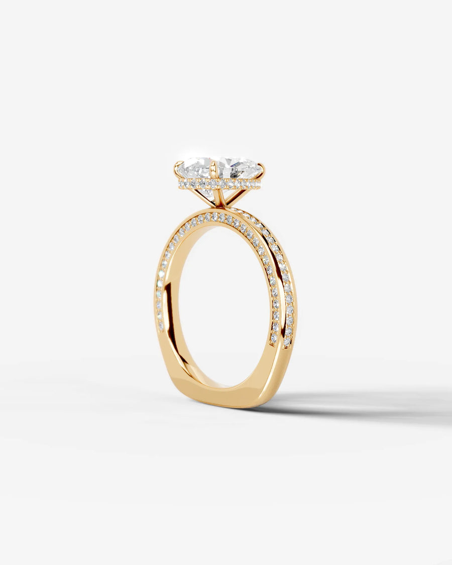 Pamela (Pear) 18k Yellow Gold 002