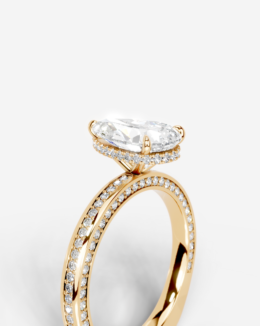Pamela (Pear) 14k Yellow Gold 003