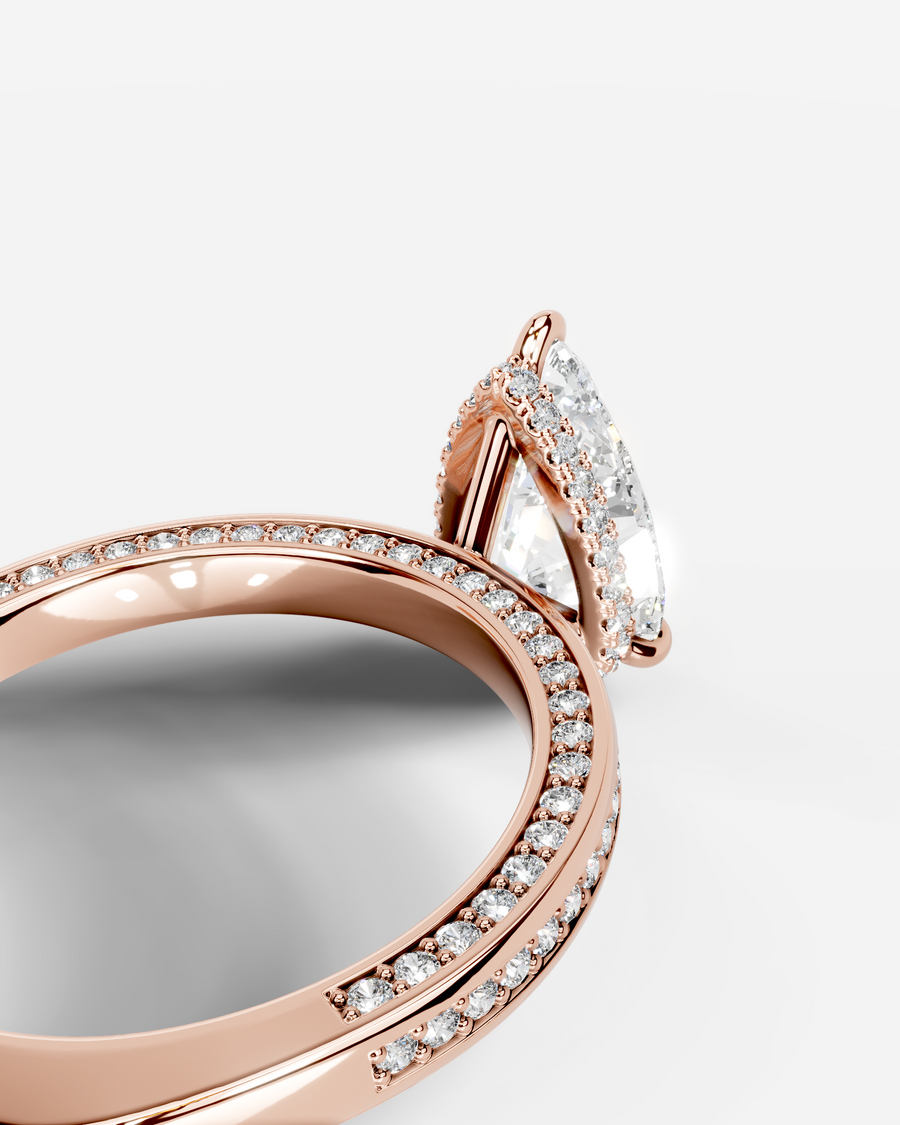 Pamela (Pear) 14k Rose Gold 005