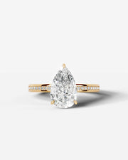 Pamela (Pear) 14k Yellow Gold 001