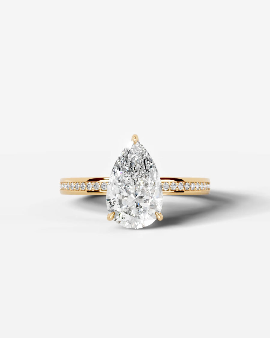 Pamela (Pear) 14k Yellow Gold 001