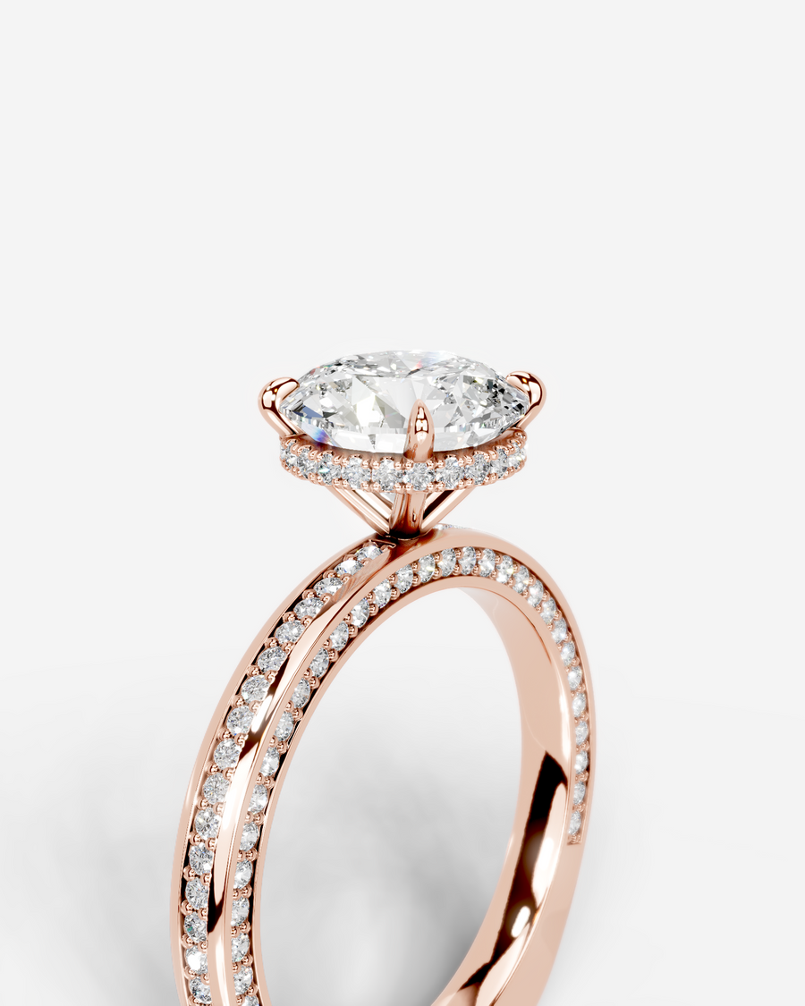 Pamela (Round) 14k Rose Gold 003