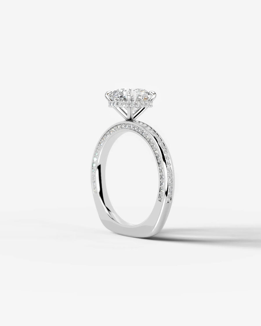 Pamela (Round) 18k White Gold 002