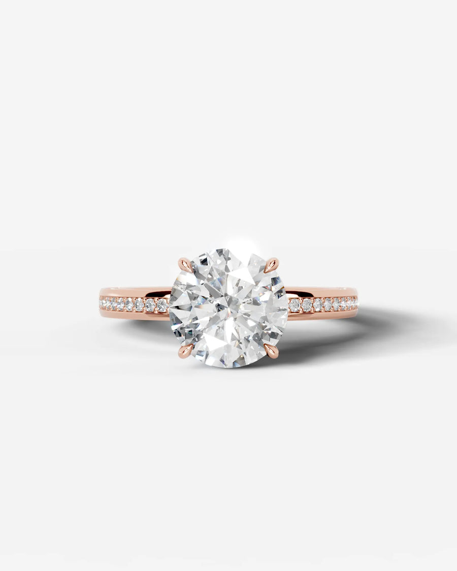 Pamela (Round) 14k Rose Gold 001