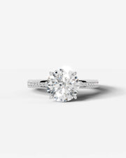 Pamela (Round) 18k White Gold 001