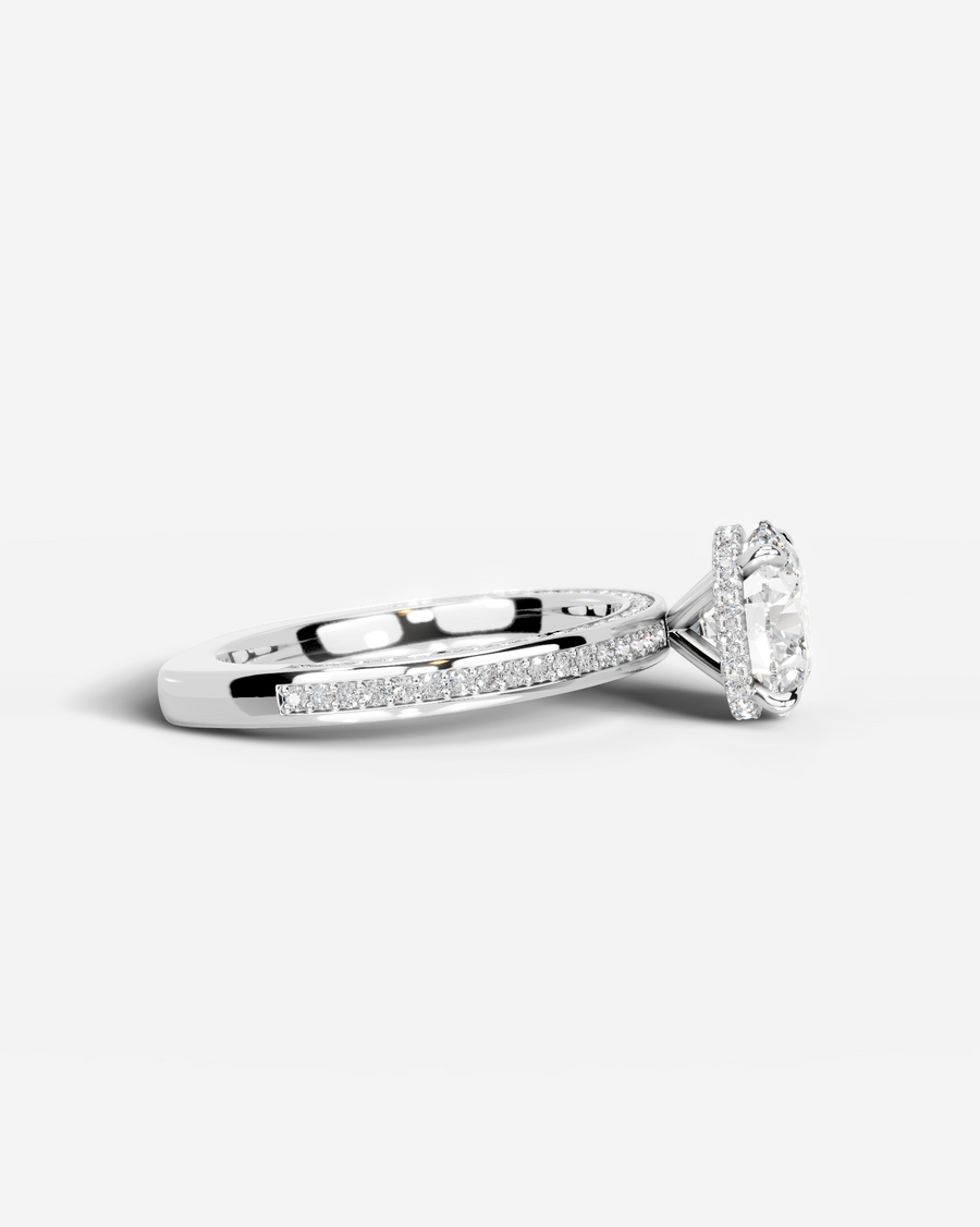 Pamela (Round) 18k White Gold 004