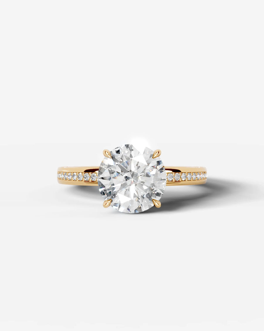 Pamela (Round) 14k Yellow Gold 001