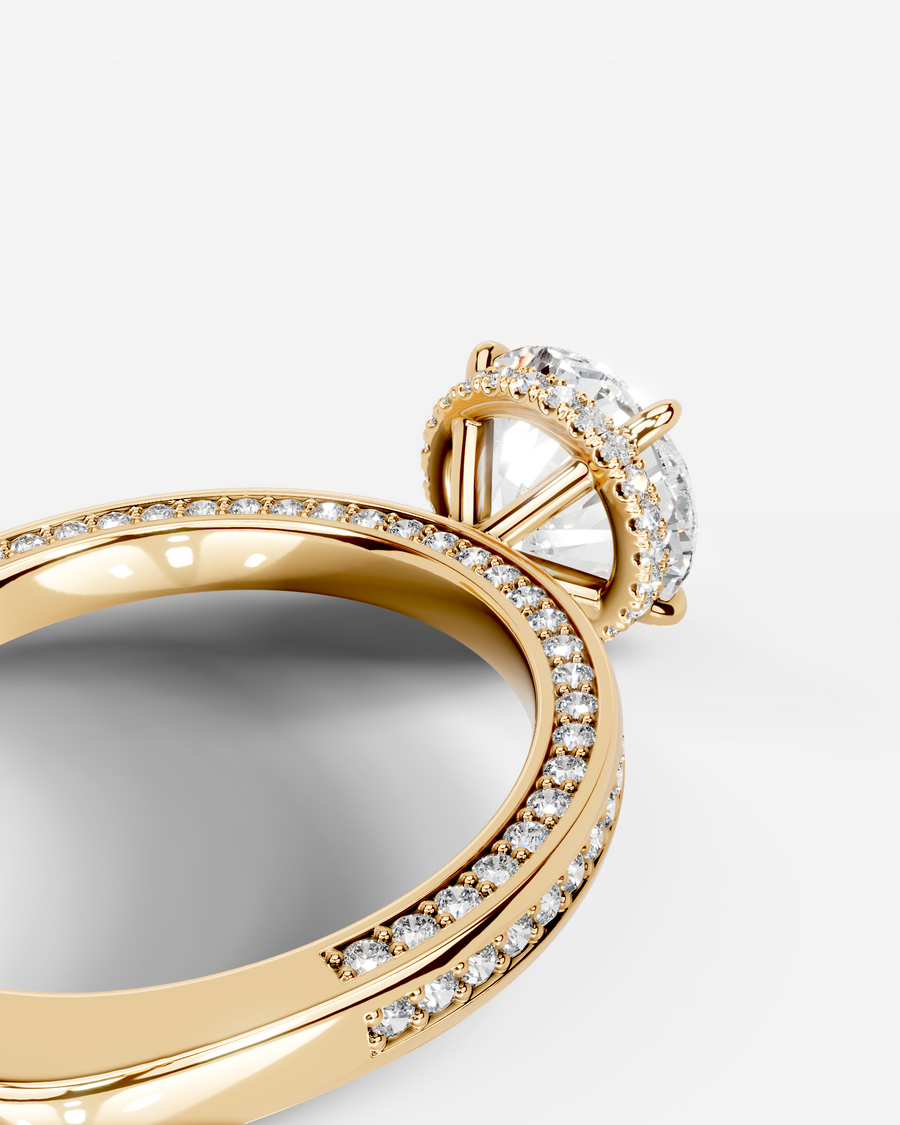 Pamela (Round) 18k Yellow Gold 005