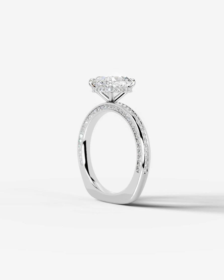 Pamela (Cushion) 14k White Gold 002