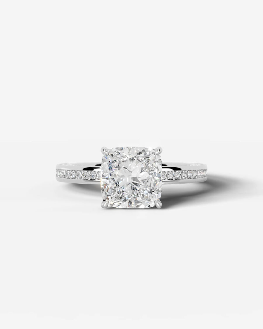 Pamela (Cushion) 14k White Gold 001