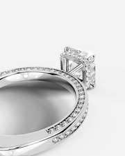 Pamela (Cushion) 18k White Gold 005