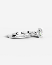Pamela (Cushion) 14k White Gold 004