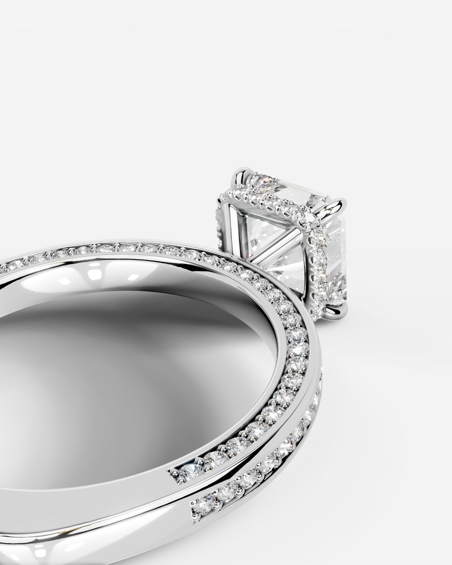 Pamela (Radiant) 18k White Gold 005