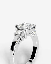 Selena (Asscher) 14k White Gold 005