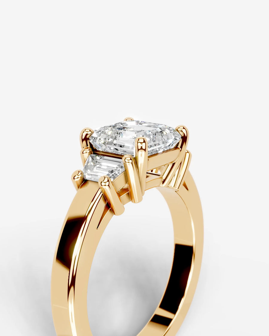 Selena (Asscher) 14k Yellow Gold 005