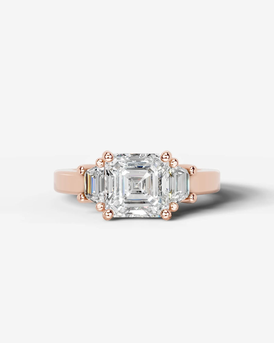 Selena (Asscher) 14k Rose Gold 001