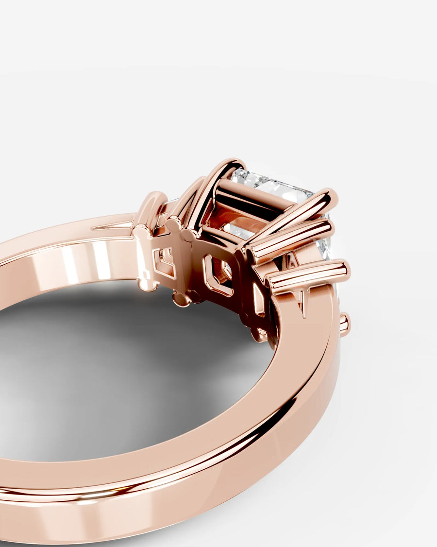 Selena (Asscher) 14k Rose Gold 002