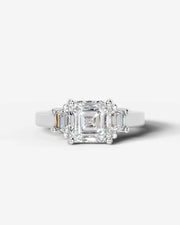 Selena (Asscher) 14k White Gold 001
