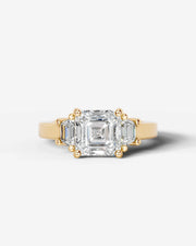 Selena (Asscher) 14k Yellow Gold 001