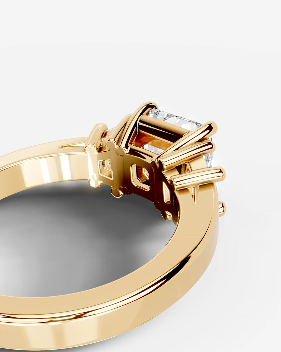 Selena (Asscher) 18k Yellow Gold 002