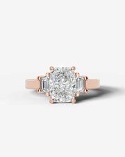 Selena (Elongated Cushion) 14k Rose Gold 001