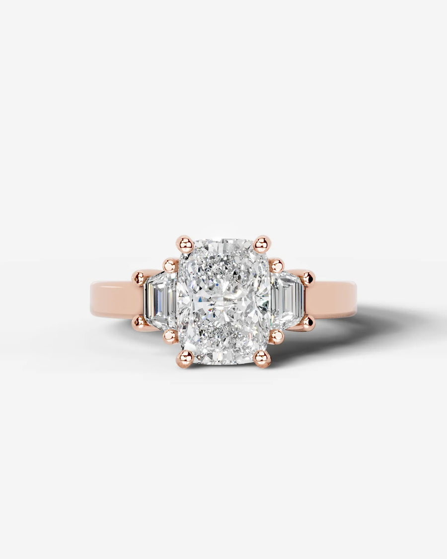 Selena (Elongated Cushion) 14k Rose Gold 001