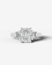 Selena (Elongated Cushion) 14k White Gold 001
