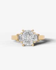 Selena (Elongated Cushion) 14k Yellow Gold 001