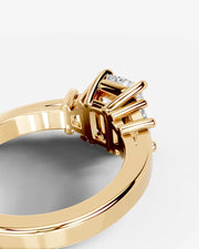 Selena (Elongated Cushion) 14k Yellow Gold 002