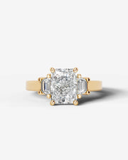 Selena (Elongated Radiant) 18k Yellow Gold 001