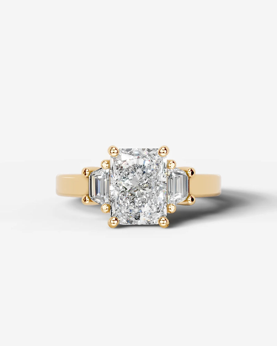 Selena (Elongated Radiant) 18k Yellow Gold 001