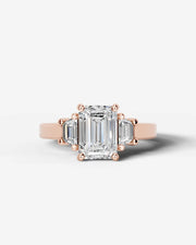 Selena (Emerald) 14k Rose Gold 001