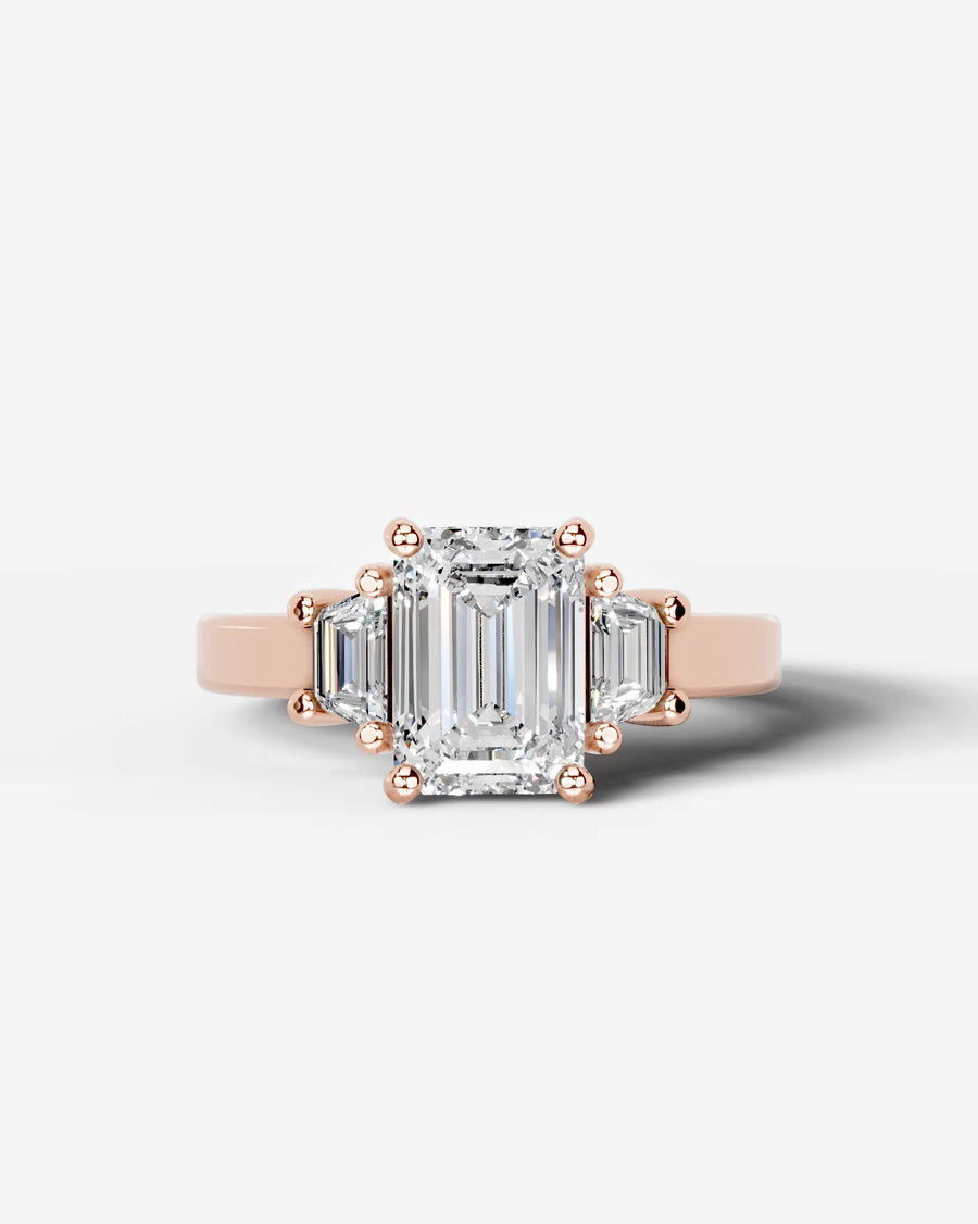 Selena (Emerald) 14k Rose Gold 001
