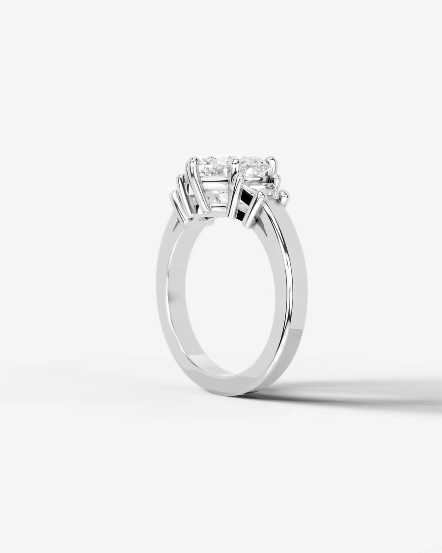 Selena (Heart) 18k White Gold 004
