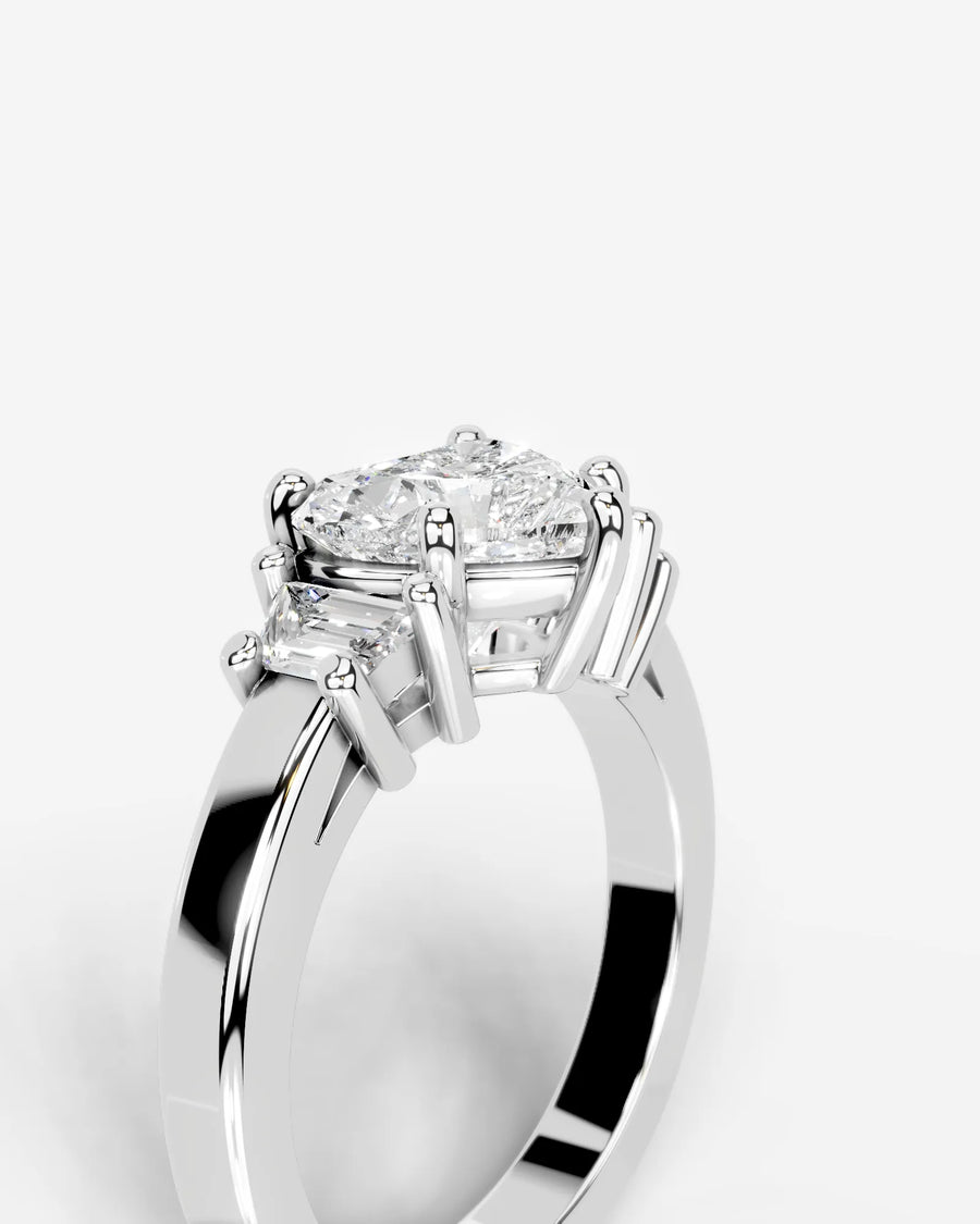 Selena (Heart) 14k White Gold 005