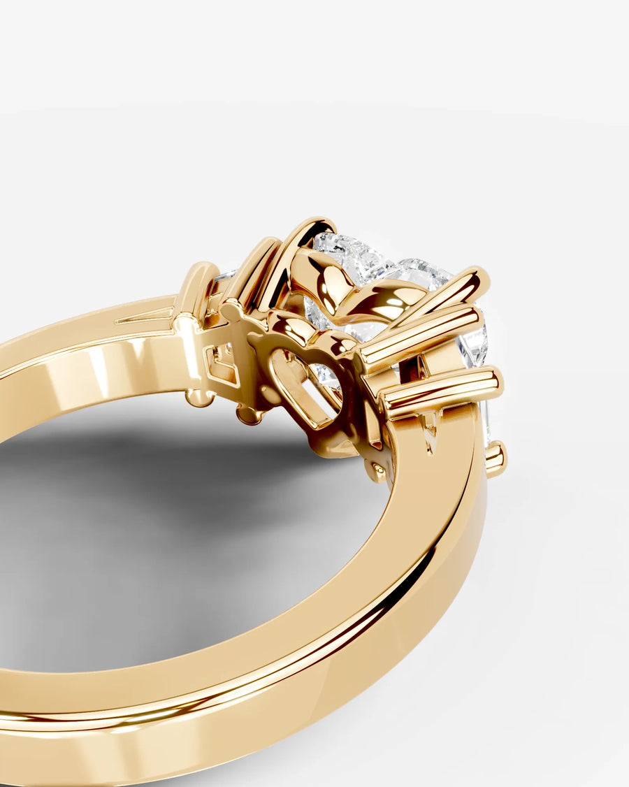 Selena (Heart) 14k Yellow Gold 002