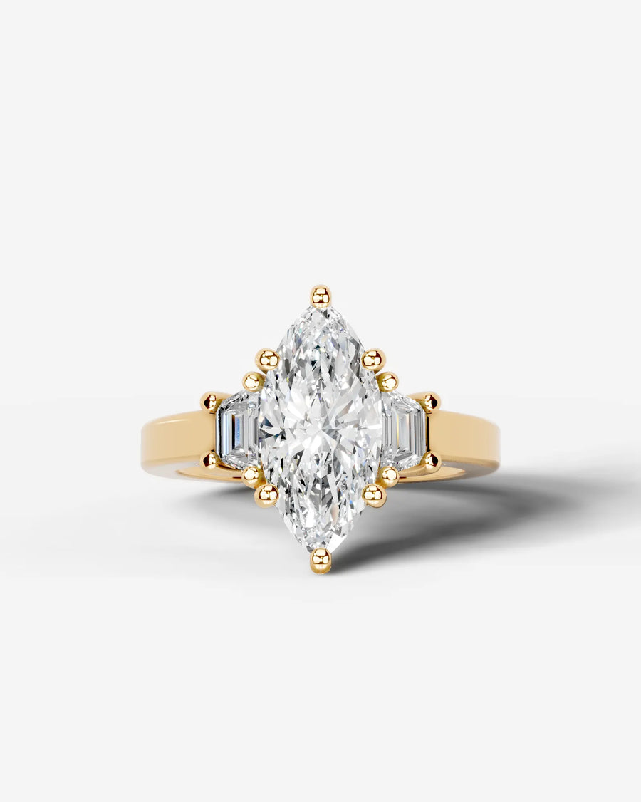 Selena (Marquise) 14k Yellow Gold 001