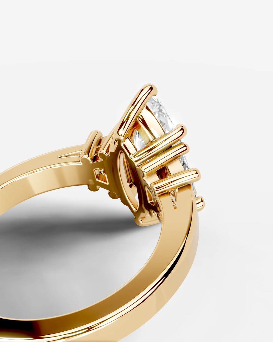 Selena (Marquise) 14k Yellow Gold 002