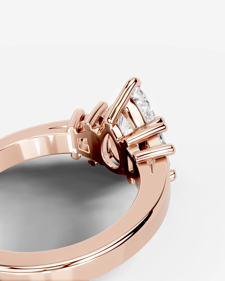 Selena (Pear) 14k Rose Gold 002