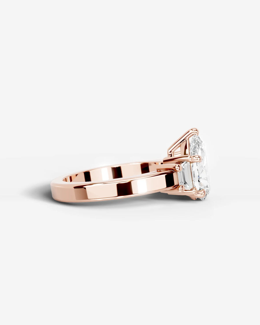 Selena (Pear) 14k Rose Gold 003